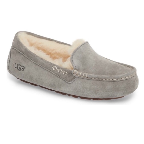 UGG Shoes - ❎SOLD UGG Ansley Loafer Slipper Moccasin Gray Sz 7